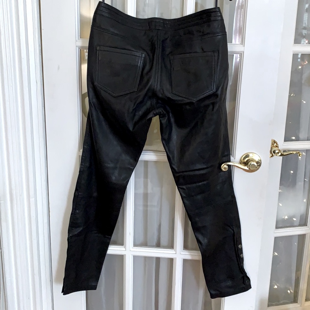 Genuine Leather SCOTCH & SODA Jolie Vagabonde Leather Pants - Small/1 - Like New - Picture 2 of 11